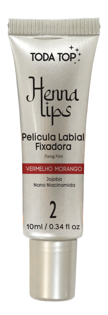 HL001 TODATOP Henna Lips red | ZO LANG DE VOORRAAD STREKT