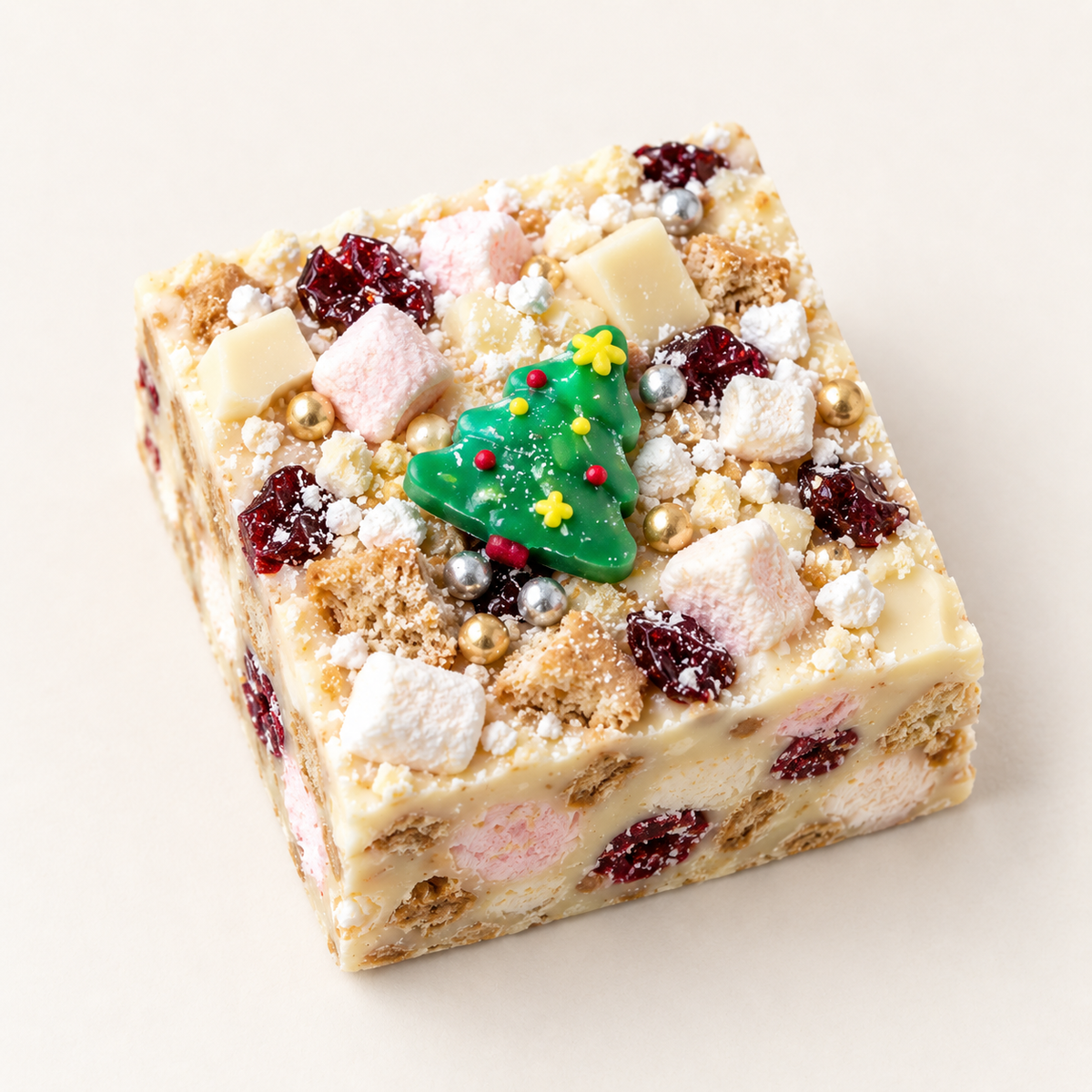 Kerst Rocky wit - per set van 20 stuks
