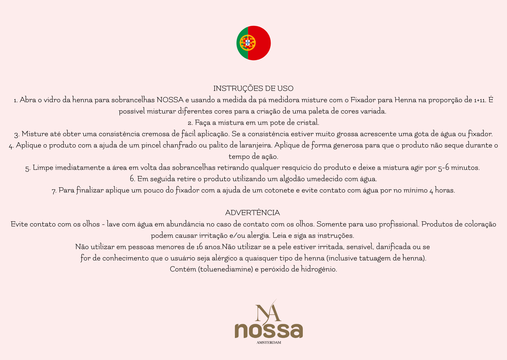 Anleitung NOSSA Englisch