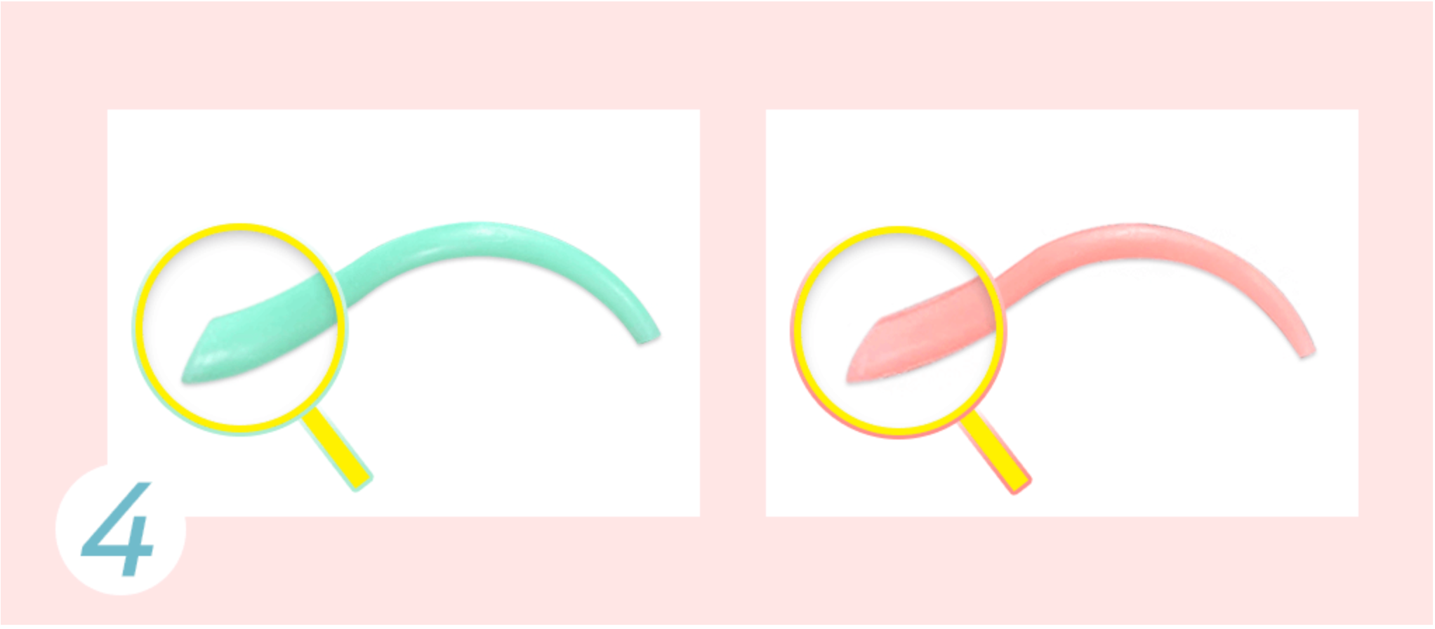 K pro beauty Dolphin Wimpernstäbe ohne Kleber