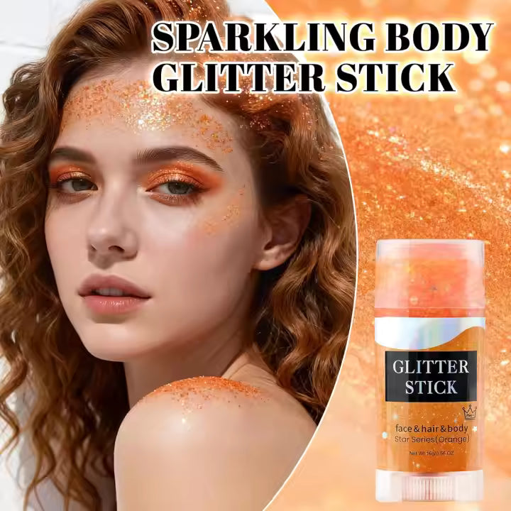 Oranje glitterstick voor het WK
