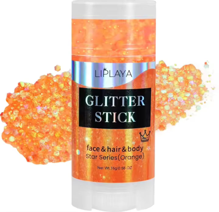 Oranje glitterstick voor het WK
