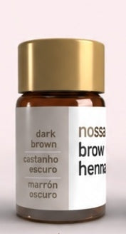 Dark brown brow henna with fixator NOS003